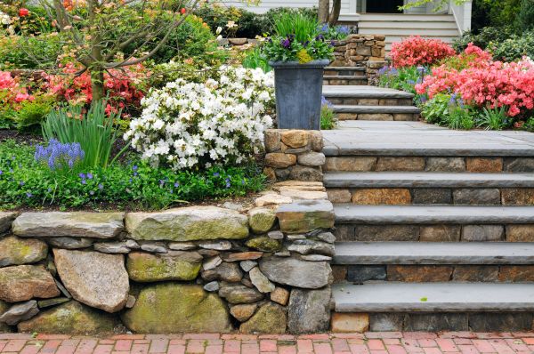 Stone Stairs Repair in Merrillville