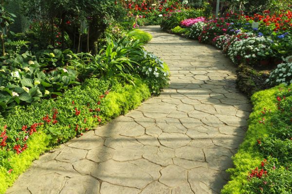 Stone Pathway Repair in Merrillville
