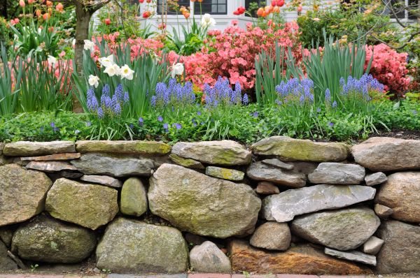 Stone Wall Hardscaping in Merrillville