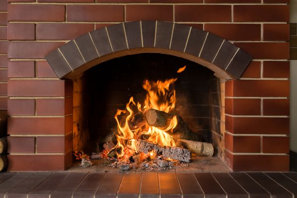 Brick Fireplace Installation in Merrillville