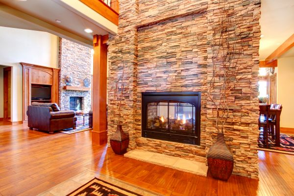 Stone Hearth Installation in Merrillville