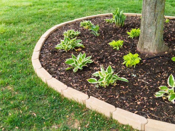 Stone Border Installation in Merrillville